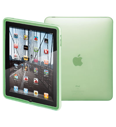 Silikon-Tasche f�r iPad - GR�N