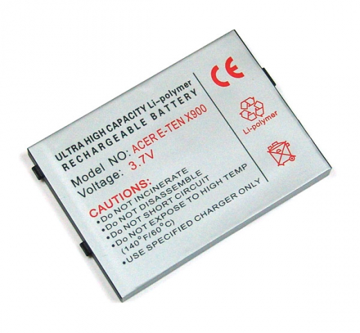 Akku f�r Acer DX900 / E-TEN Glofiish DX900, X900