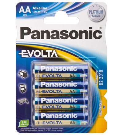 Panasonic EVOLTA Mignon AA (LR06) - 4er Pack