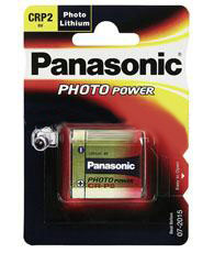 CRP2 Panasonic Lithium PHOTO-POWER Batterie