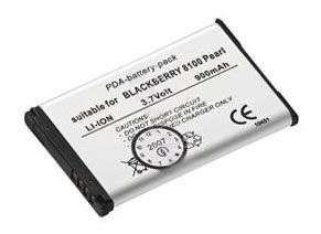 Akku f�r Blackberry 8100 Pearl