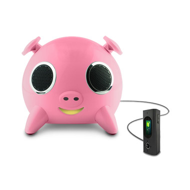 MP3-, Entertainment Schwein SD-Karte, USB Soundsystem - PINK