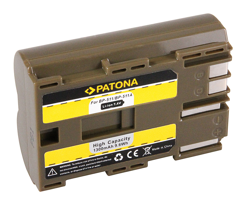 Akku f&uuml;r Canon Akku BP-508, BP-511, BP-512, BP-514