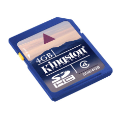 4GB SD-Speicherkarte - HighCapacity SDHC (Class 4) - Kingston