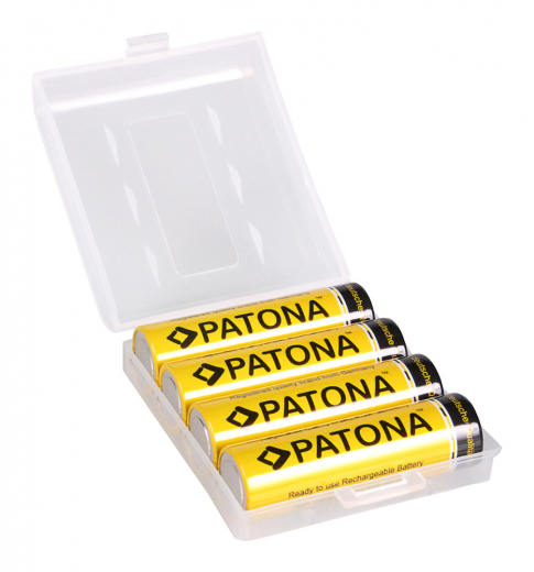 Patona NiMH Mignon AA (LR06) - 1,2V/2450mAh - 4er Pack - ready to use
