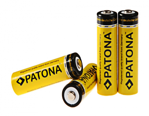 Patona NiMH Mignon AA (LR06) - 1,2V/2450mAh - 4er Pack - ready to use
