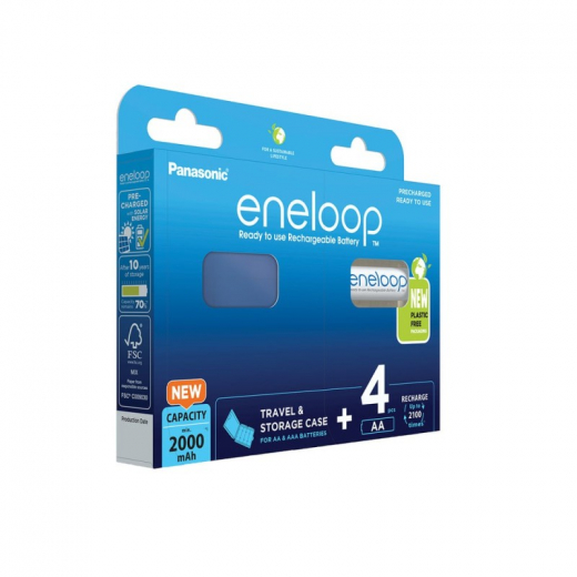 Panasonic eneloop - Ni-MH Mignon (AA) ready to use-Akku - 4er-Box