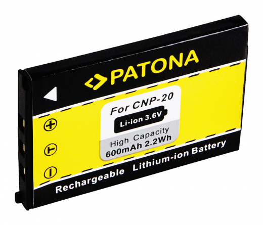 Patona Akku für Casio-Akku NP-20, NP-20DBA