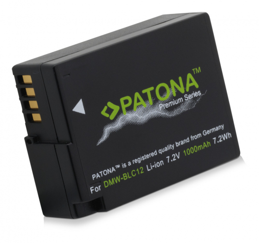 Patona Premium-Akku für Panasonic Lumix DMC-G7 / DMC-G70 / DMC-GX8 - DMW-BLC12