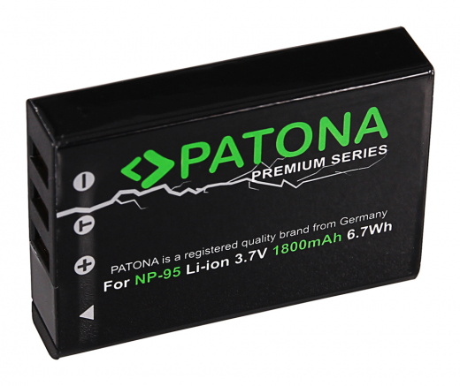 Patona Premium Akku für Fujifilm FinePix F30, F31fd, X30, X70, X100, X100s, X100T, X-S1 - NP-95