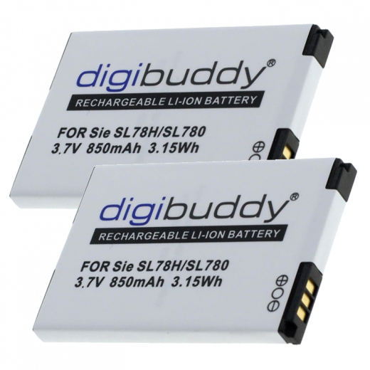 2x Akku für Siemens Gigaset SL400, SL78H, SL780, SL785, SL788
