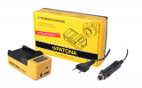 LCD Universal-Ladegerät für Li-Ion Camcorder- bzw. Digicam-Akkus