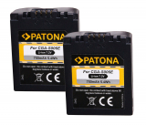 2 x Patona Akku für Panasonic-Akku CGA-S006, CGR-S006, DMW-BMA7, z.B. DMC-FZ18, FZ28, FZ30, DMC-FZ38, DMC-FZ50, ...