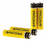 Patona NiMH Micro AAA (R3) - 1,2V/900mAh - 4er Pack - ready to use