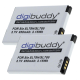 2x Akku für Siemens Gigaset SL400, SL78H, SL780, SL785, SL788
