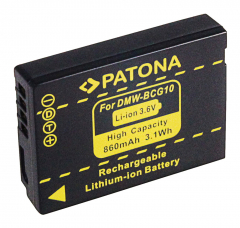 Patona Akku für Panasonic Lumix DMC-TZ30, DMC-TZ25, -TZ31, DMC-TZ36, -TZ18, -TZ22, -ZX1 - DMW-BCG10-E