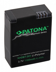 Patona Premium-Akku für GoPro HD Hero3, Hero-3 - AHDBT-201 AHDBT-301