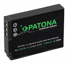 Patona Premium Akku für Nikon CoolPix B600 / A900 / A1000 / S9500 / S9600 / S9700 / S9900 - EN-EL12