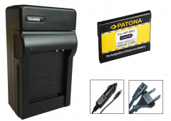 Patona Akku + Ladegerät für Sony NP-BN, NP-BN1 - z.B. für  Cyber-shot DSC-W310, DSC-W690, DSC-W830