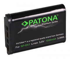 Patona Premium Akku für Sony DSC-RX100, -RX100 II, -RX100 III, -RX100 IV, -RX100 V, VI, VII - NP-BX1