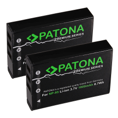 2 x Patona Premium Akku für Fujifilm FinePix F30, F31fd, X30, X70, X100, X100s, X100T, X-S1 - NP-95