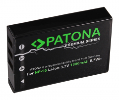 Patona Premium Akku für Fujifilm FinePix F30, F31fd, X30, X70, X100, X100s, X100T, X-S1 - NP-95