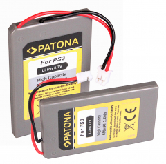 2 x Patona Akku für Sony PS3 Sixaxis DualShock 3 Controller LIP1359, LIP1472, LIP1859