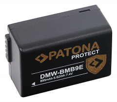 Patona PROTECT Ersatz Akku für Panasonic Lumix DMC-FZ45, -FZ48, -FZ62, -FZ72, -FZ83, -FZ100, DMC-FZ150 - DMW-BMB9