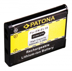 Patona Akku für Nikon CoolPix S7000, S6900, S6800, S3100, S3300, S3500, S2700, S2800, S2900, etc. - EN-EL19