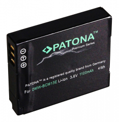 Patona Premium Akku für Panasonic Lumix DMC-TZ40, -TZ41, DMC-TZ56, -TZ58, DMC-TZ61, DMC-TZ71 - DMW-BCM13 (E)