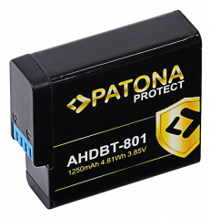 Patona Protect Akku für Gopro HERO8, HERO7, HERO6, HERO5 - AHDBT-801, AABAT-001