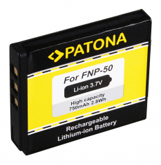 Patona Ersatz Akku für Fujifilm Akku NP-50, z..B. für FinePix X10, X20, XF1, XP100, XP150, XP200, J50, ...